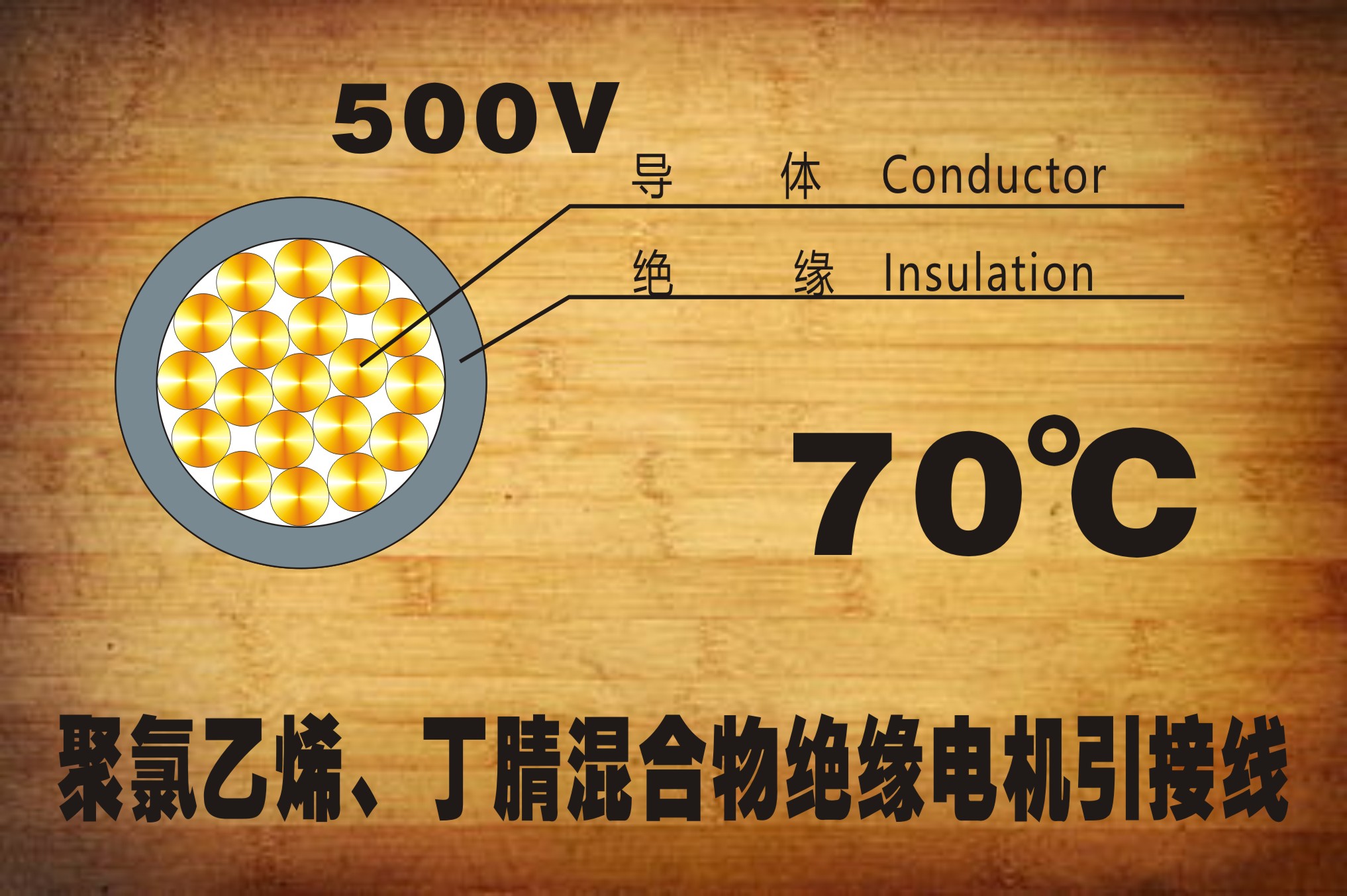 70℃電機繞組引接軟電纜和電線